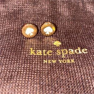 Kate Spade Logo Enamel Earrings